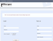 Tablet Screenshot of morganheatflow.com